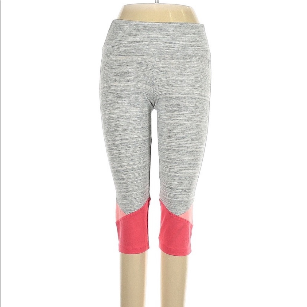 🟣 VICTORIA’S SECRET Angel Cropped Coral Yoga Leggings XL EUC